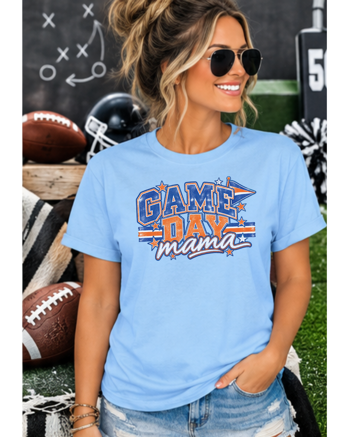 Game Day Mama Shirt– Choose Your Colors