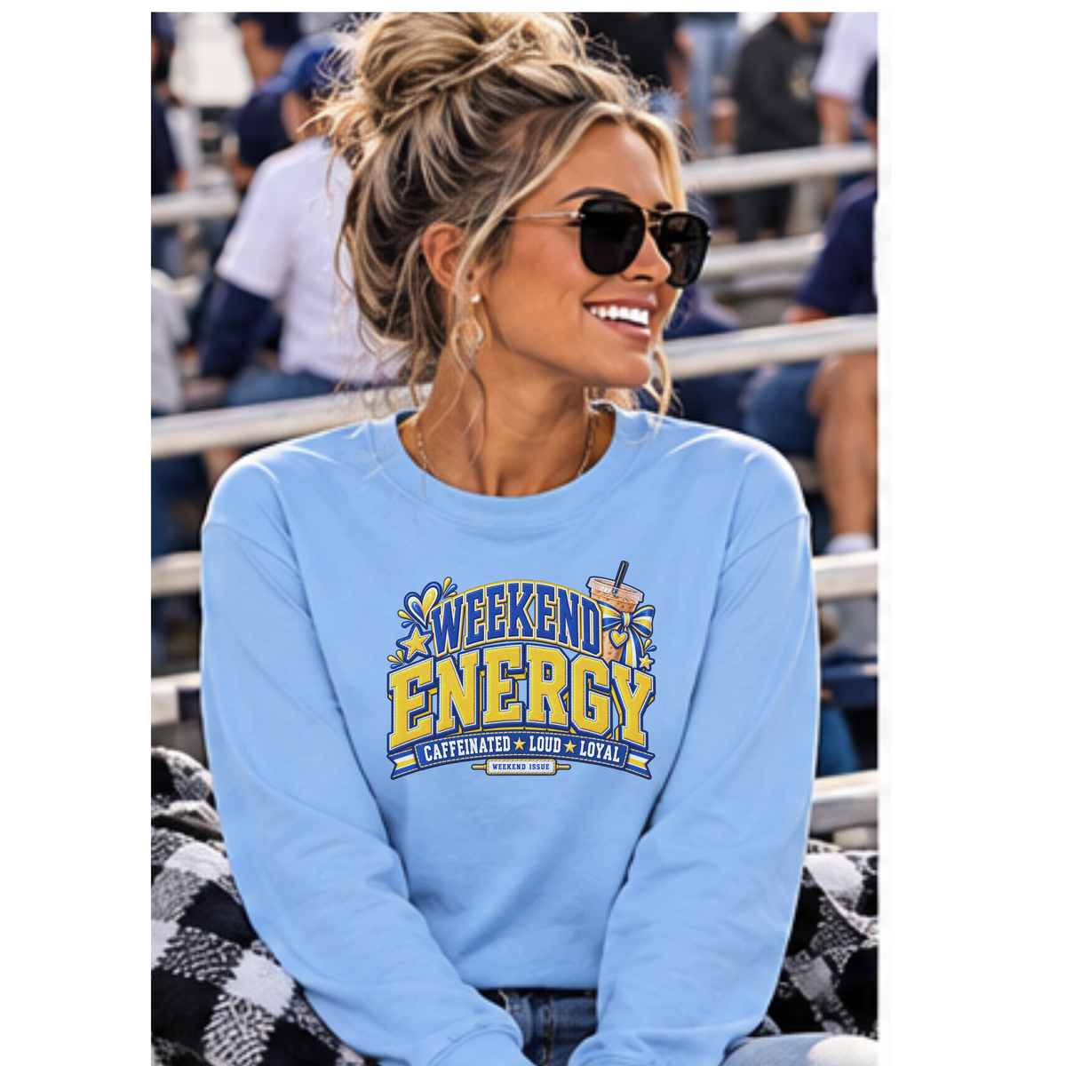 Weekend Energy Sports Shirt | Choose Your Team Colors