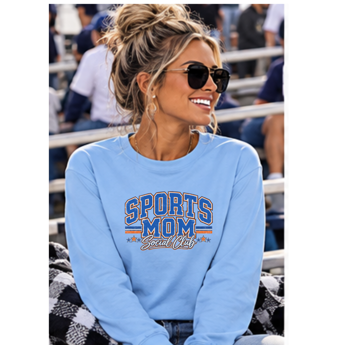 Sports Mom Social Club | Neutral & Team Colors | T-Shirt & Long Sleeve
