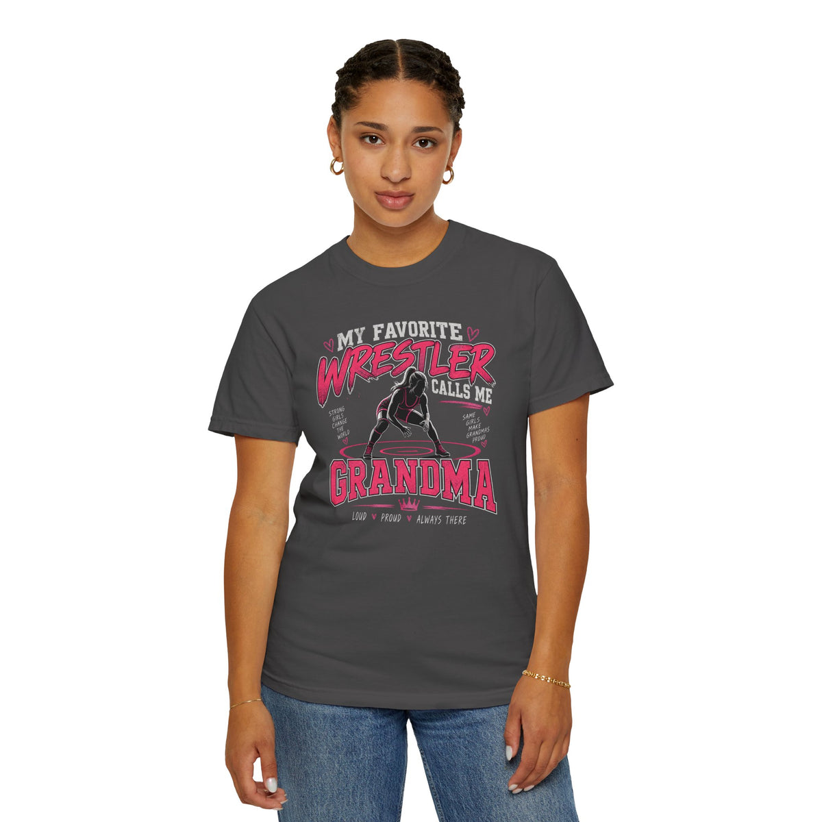 My Favorite Wrestler Calls Me Grandma T-Shirt | Wrestling Grandma Tee