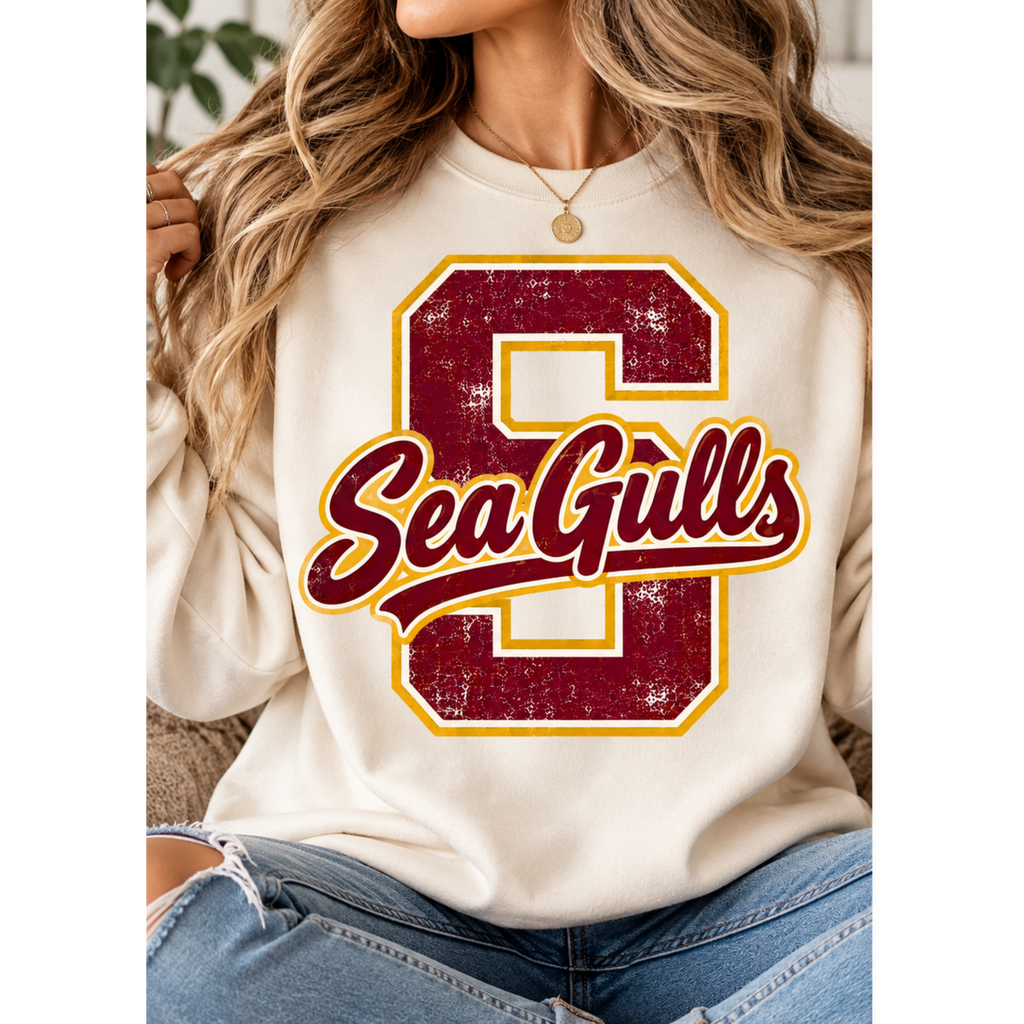 Retro School Spirit Apparel – Choose Your School & Colors