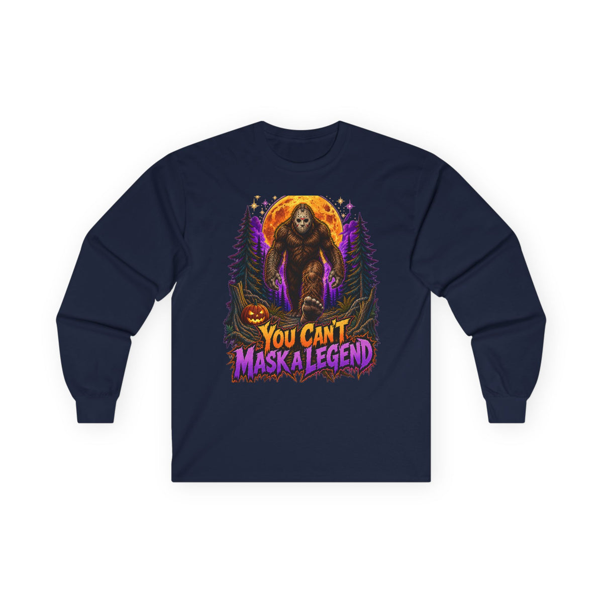 Long Sleeve Tee — You Can’t Mask a Legend Halloween Horror Shirt