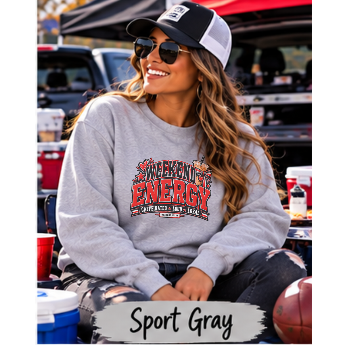Weekend Energy Sports Shirt | Choose Your Team Colors