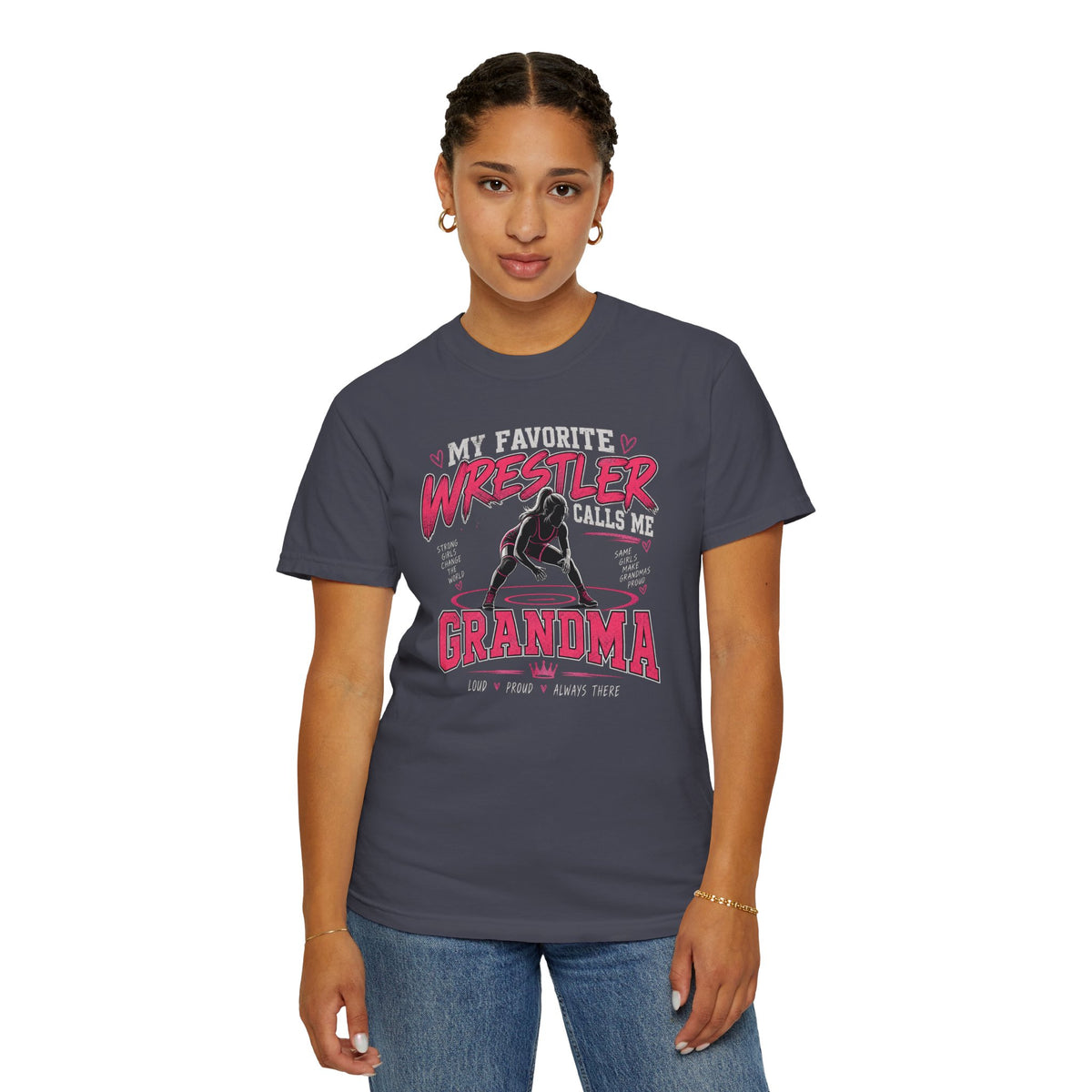 My Favorite Wrestler Calls Me Grandma T-Shirt | Wrestling Grandma Tee
