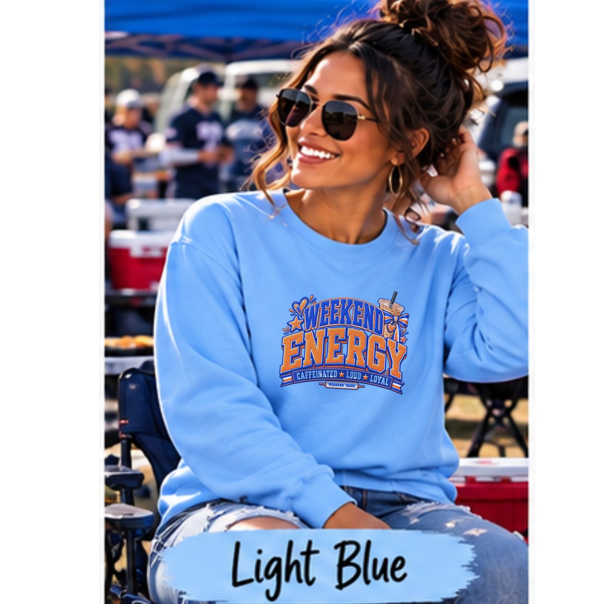 Weekend Energy Sports Shirt | Choose Your Team Colors