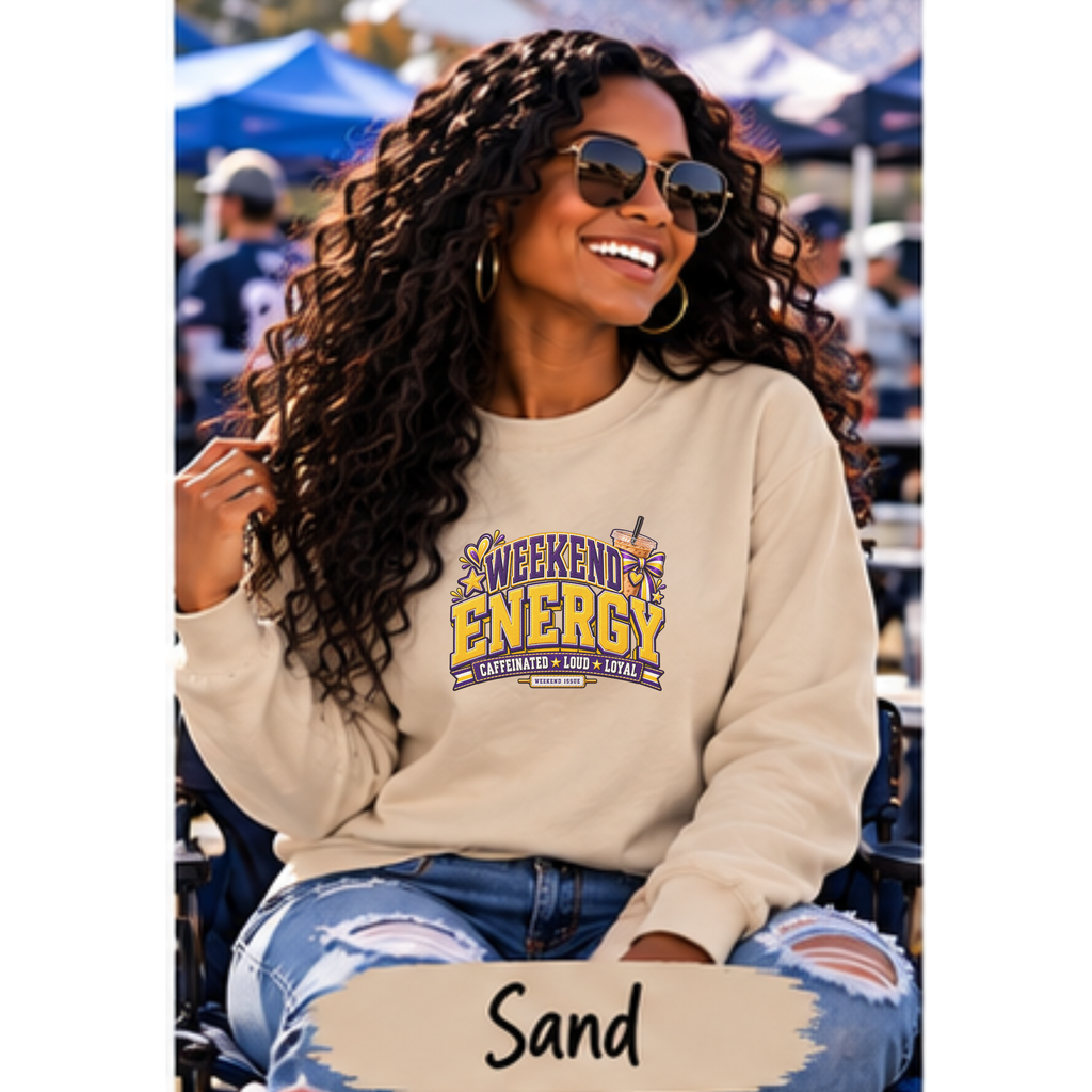 Weekend Energy Sports Shirt | Choose Your Team Colors