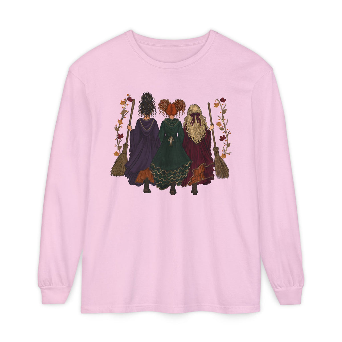 Witchy Sisters Halloween T-Shirt | Three Witches Fall Tee