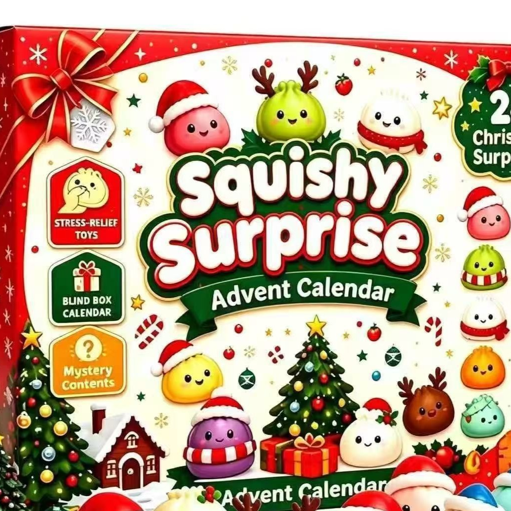 24-Day Christmas Squishy Surprise Advent Calendar