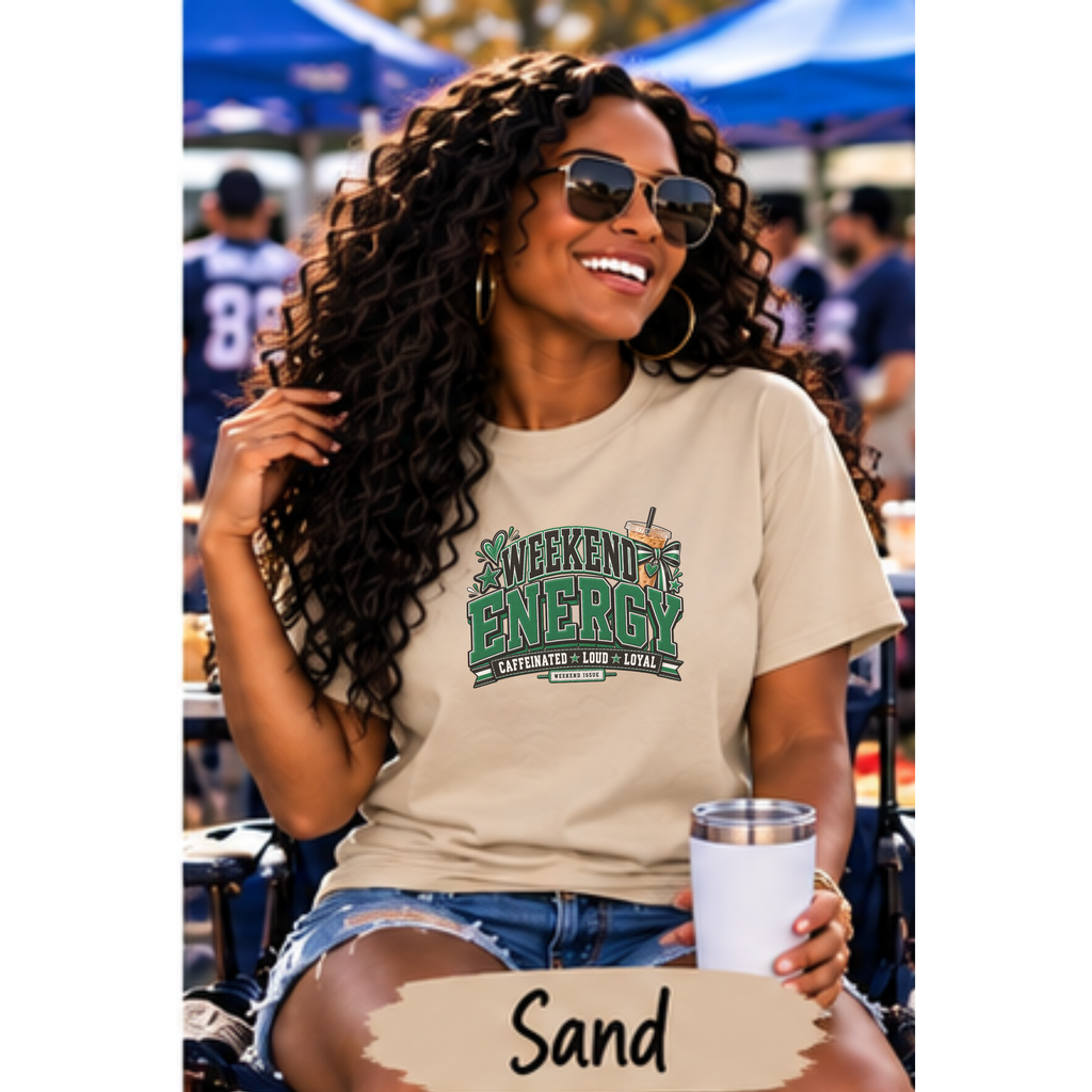 Weekend Energy Sports Shirt | Choose Your Team Colors
