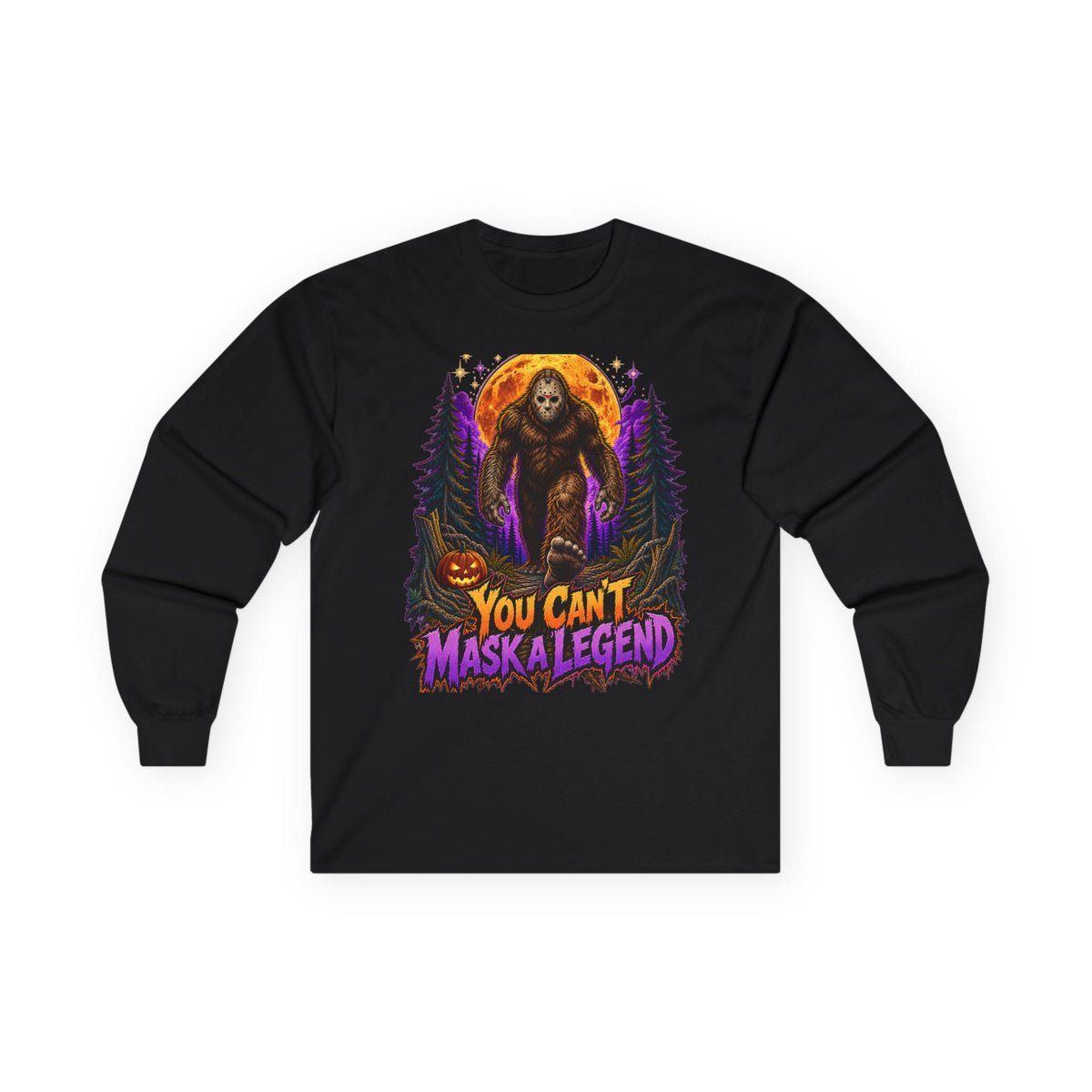 Long Sleeve Tee — You Can’t Mask a Legend Halloween Horror Shirt