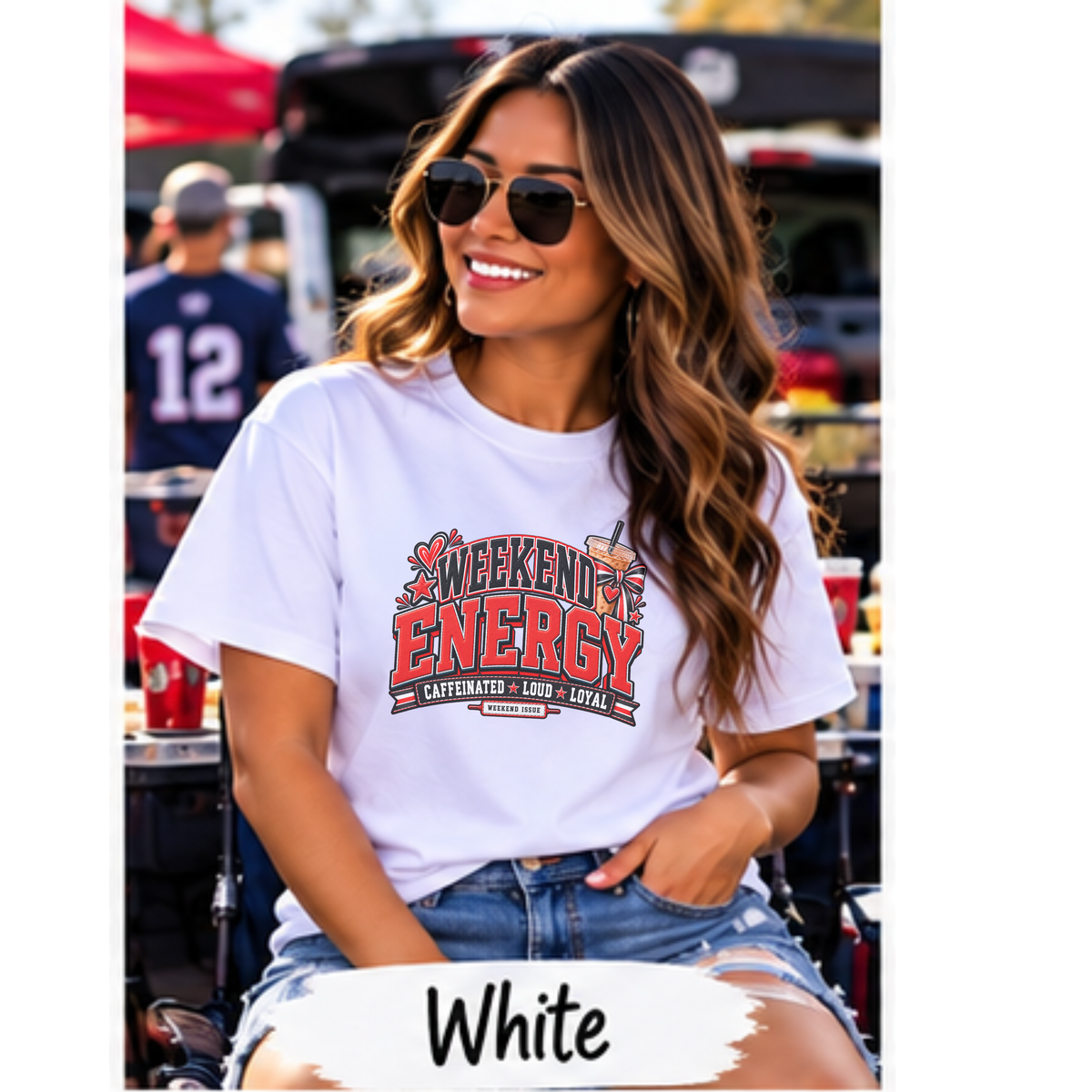 Weekend Energy Sports Shirt | Choose Your Team Colors