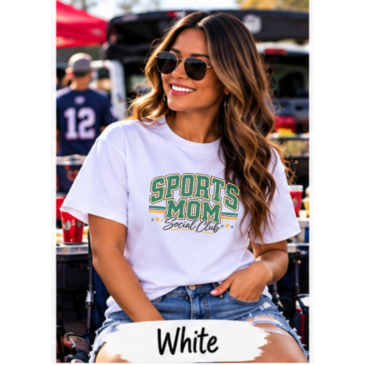 Sports Mom Social Club | Neutral & Team Colors | T-Shirt & Long Sleeve