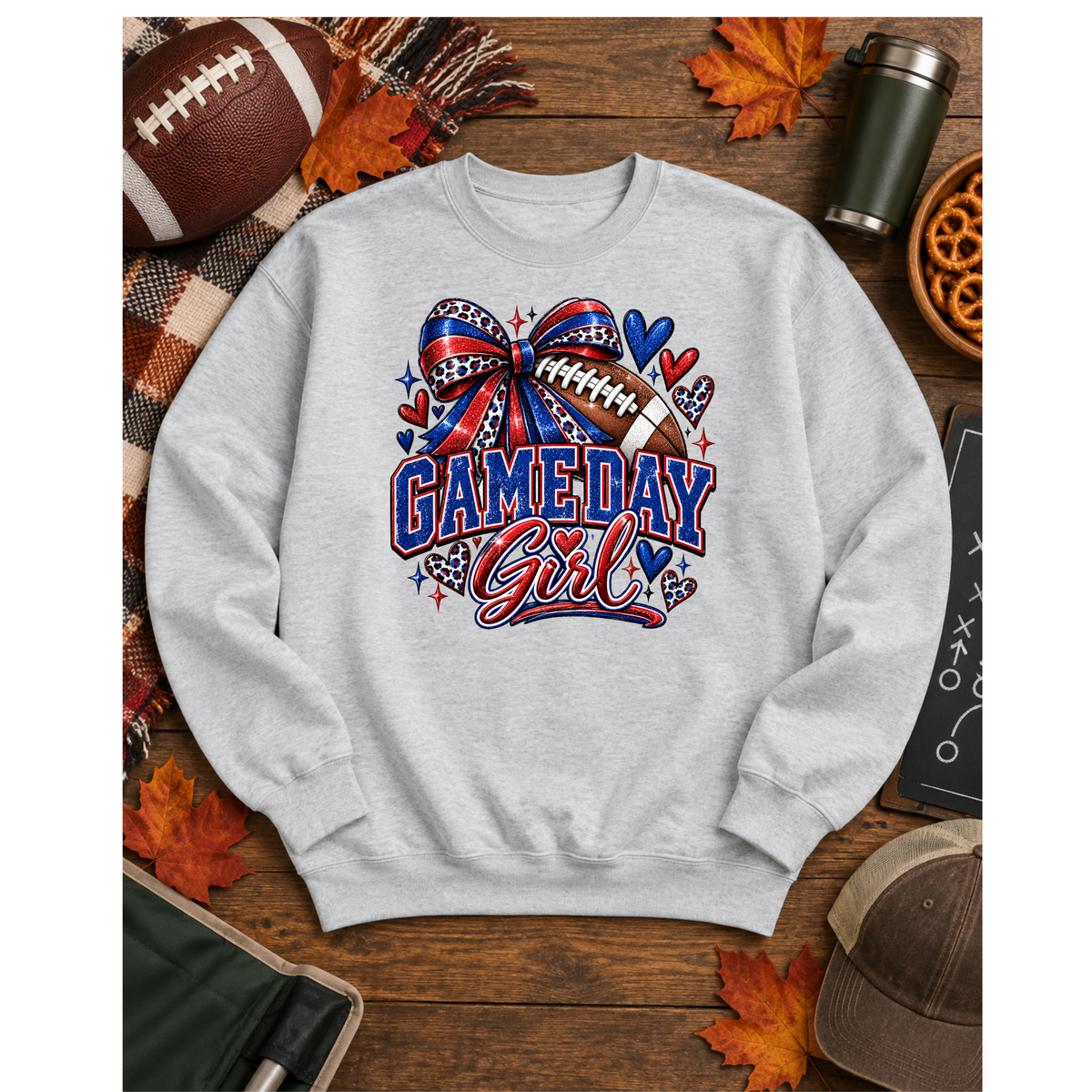 Game Day Girl Football Sweatshirt – Choose Your Colors