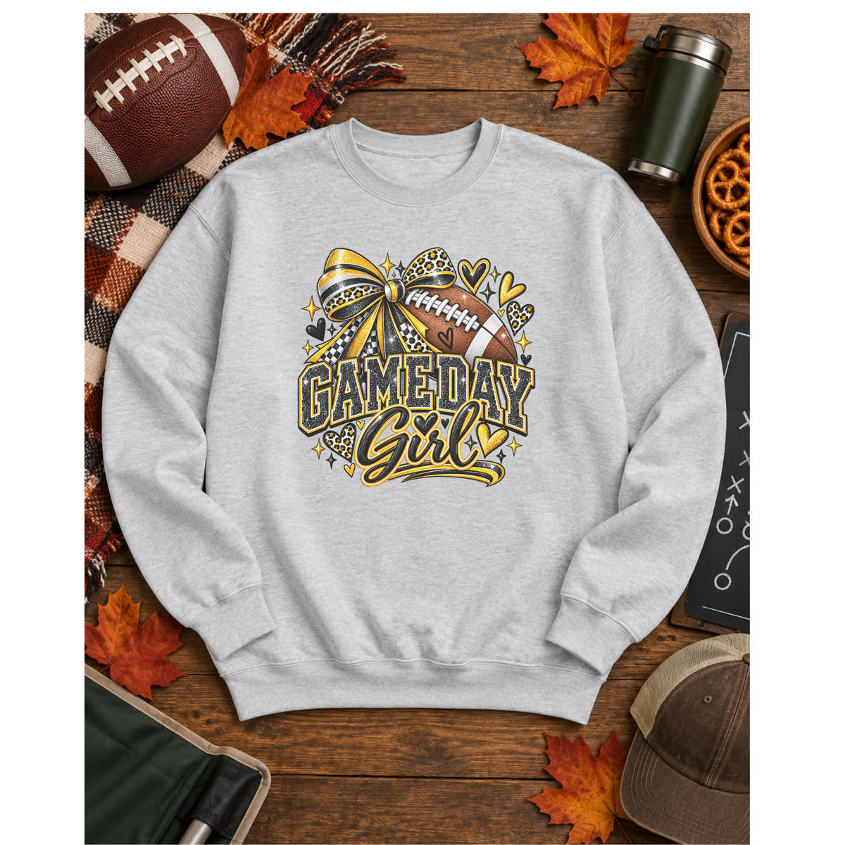 Game Day Girl Football Sweatshirt – Choose Your Colors