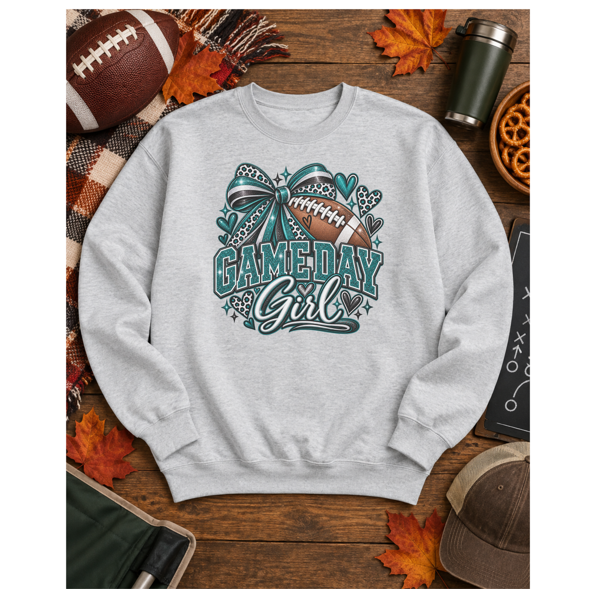 Game Day Girl Football Sweatshirt – Choose Your Colors