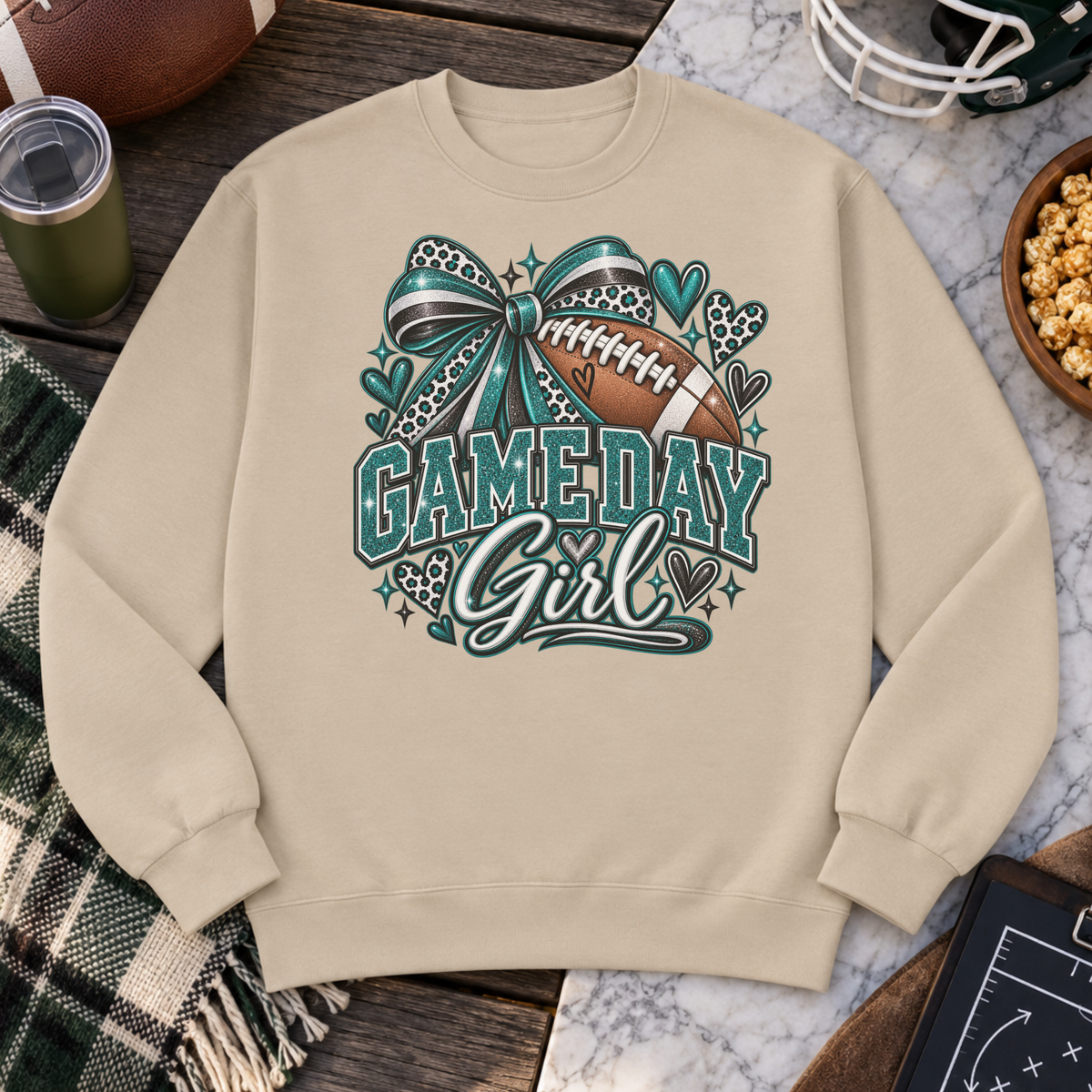 Game Day Girl Football Sweatshirt – Choose Your Colors