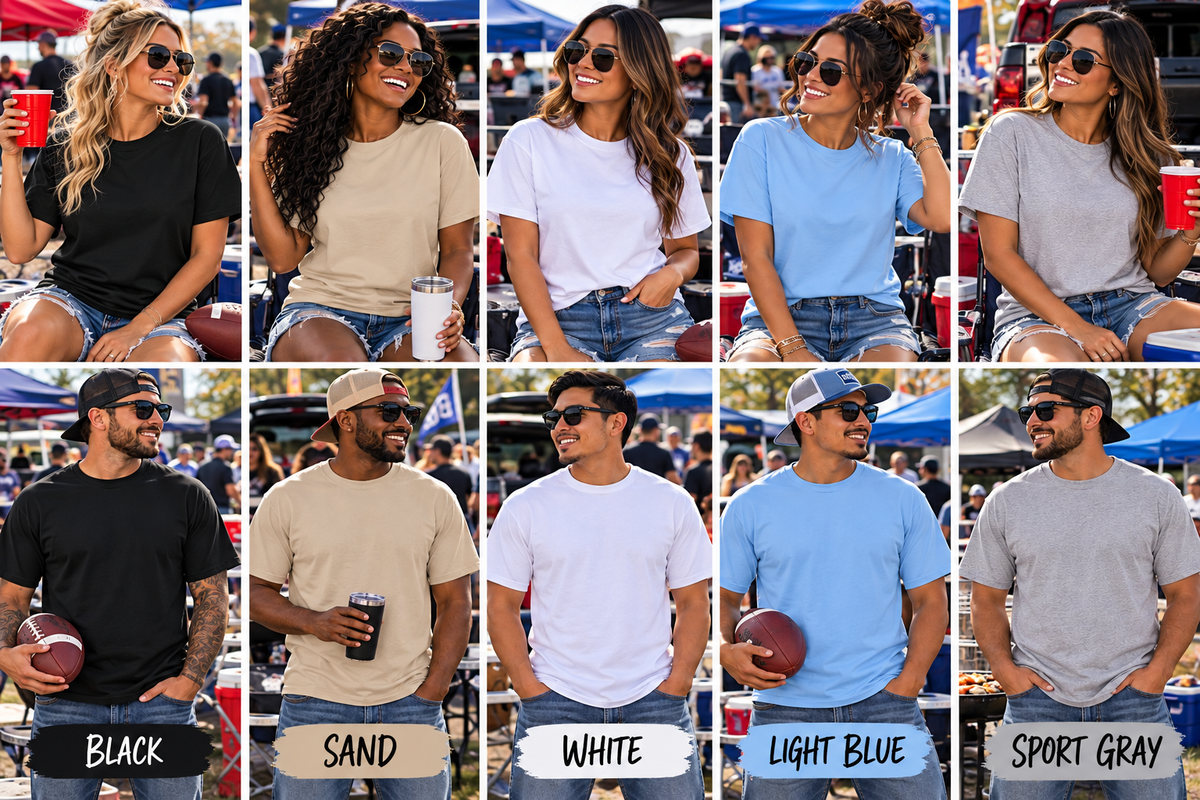 Weekend Energy Sports Shirt | Choose Your Team Colors